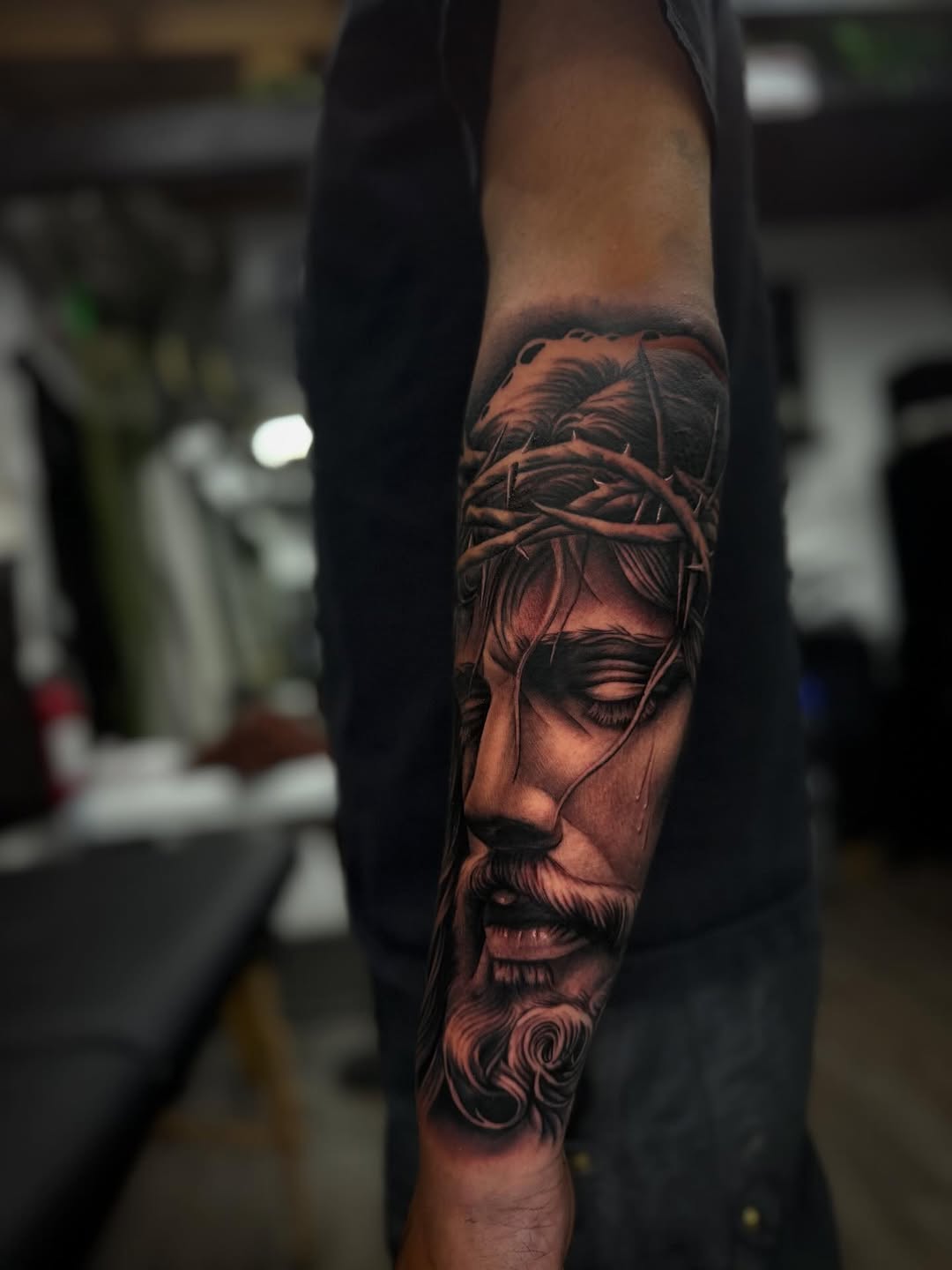 Tattoo by @_lostats_ — realism, black_and_grey