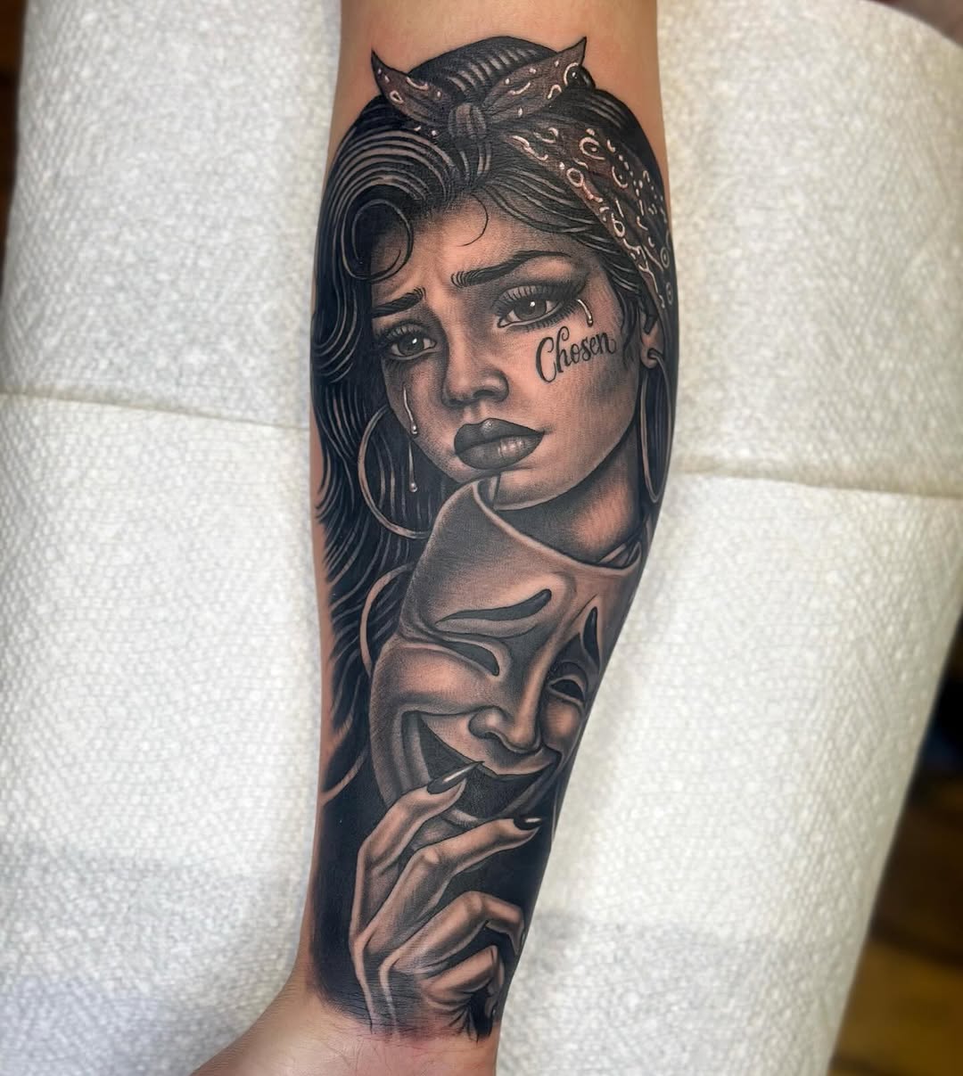 Tattoo by @jettjansky — black_and_grey, realism