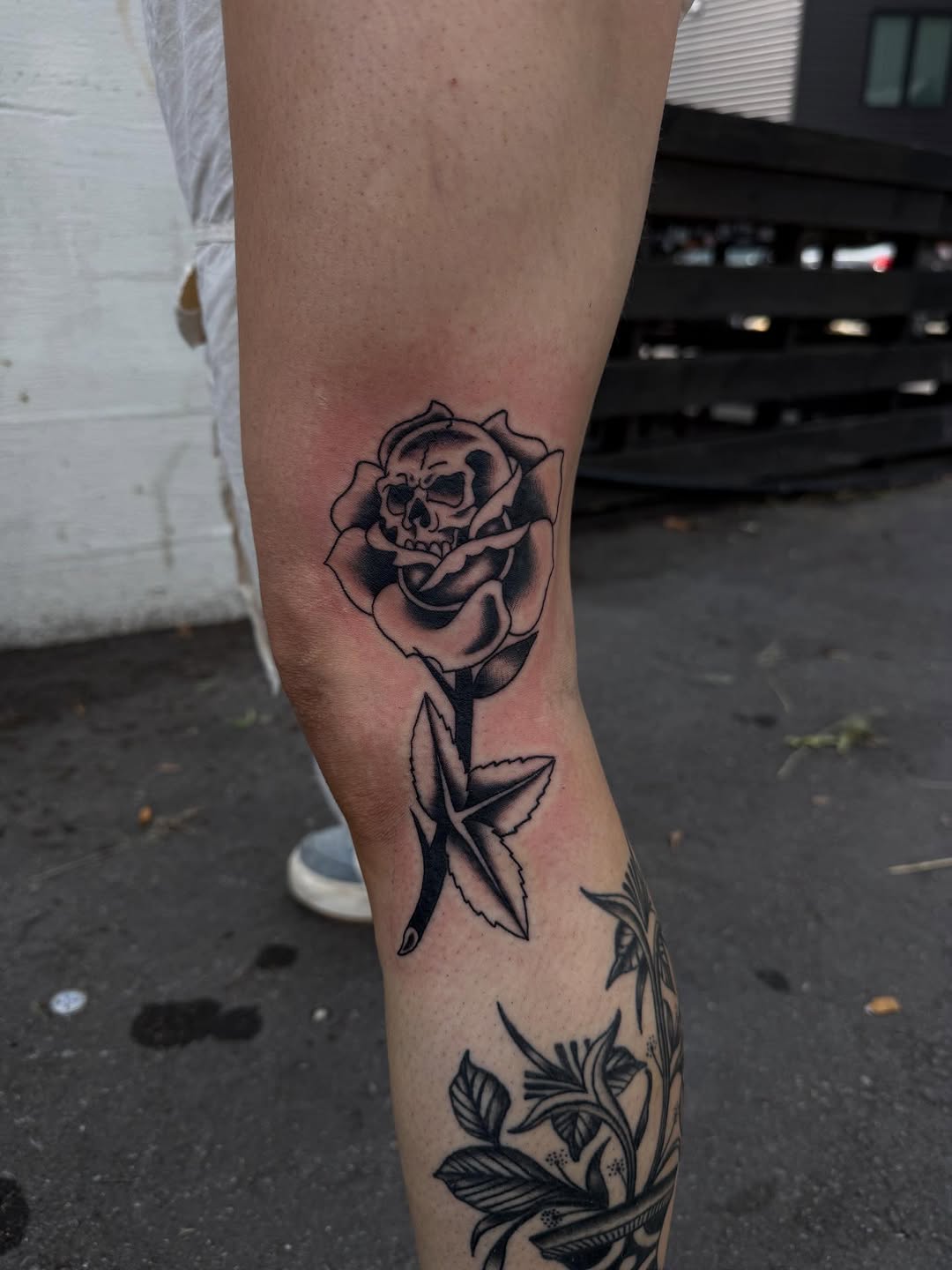 Tattoo by @tankiesfrattoos — american_traditional, black_and_grey