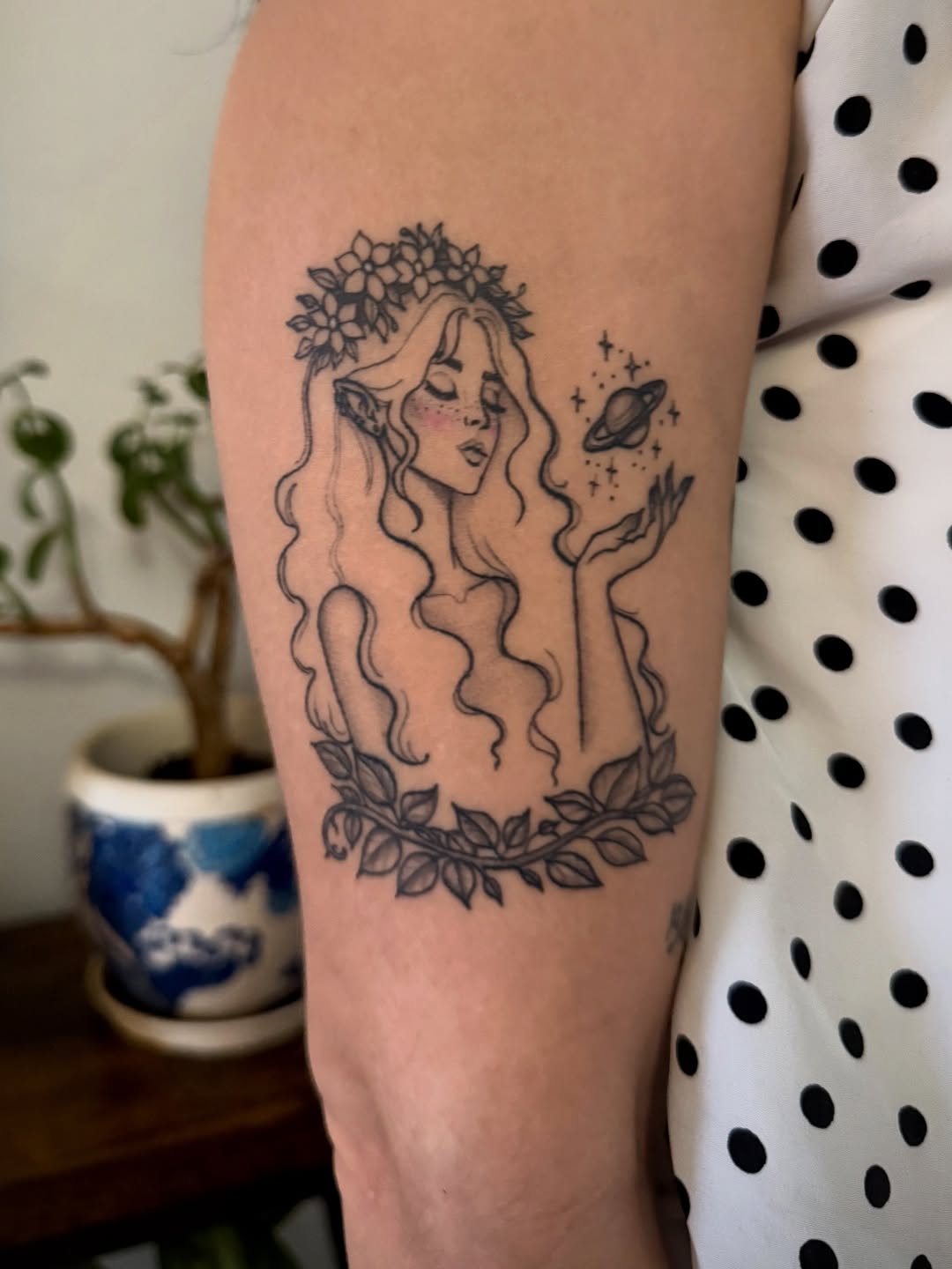 Tattoo by @prrtykitty.ink — fine_line, illustrative