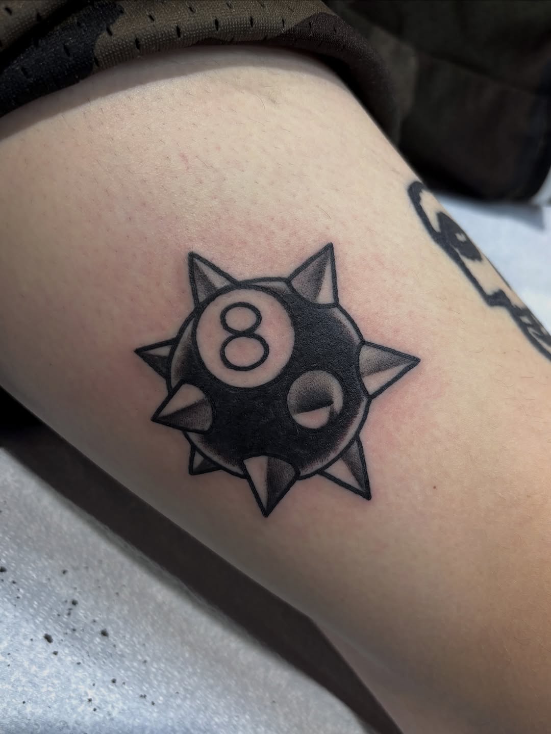 Tattoo by @tattoos.by.ang — black_and_grey, chicano