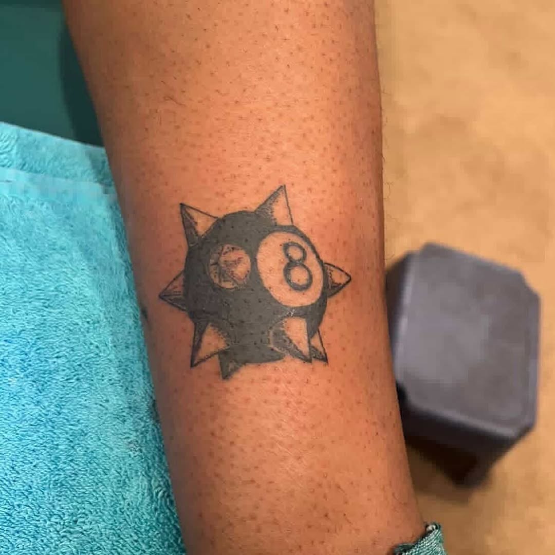 Tattoo by @oddn3n3 — illustrative, black_and_grey