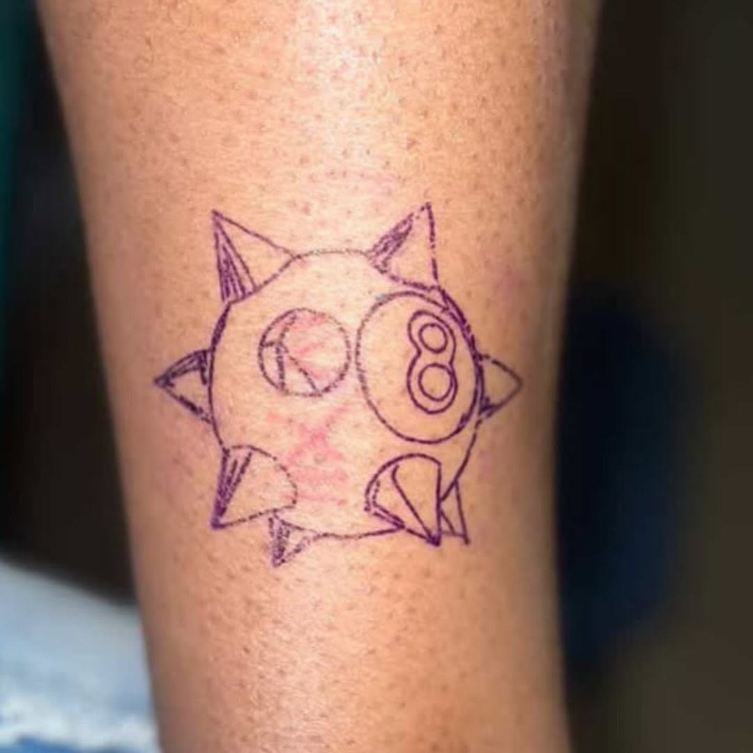 Tattoo by @oddn3n3 — illustrative, ignorant