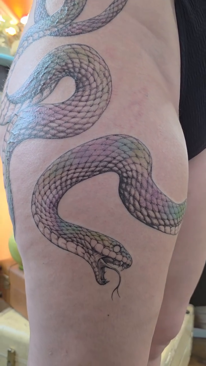 Tattoo by @asparagusnightmare — realism, black_and_grey