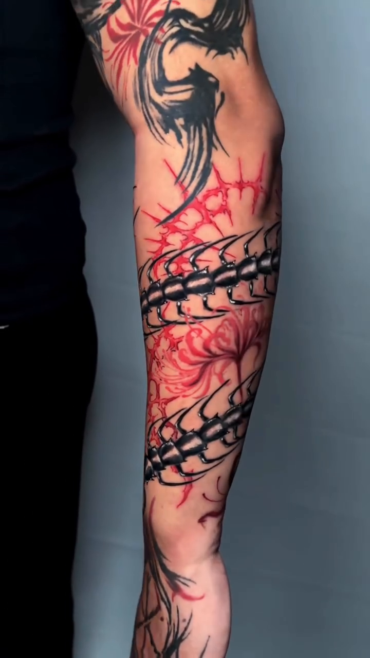 Tattoo by @chrisptats — japanese_irezumi, trash_polka