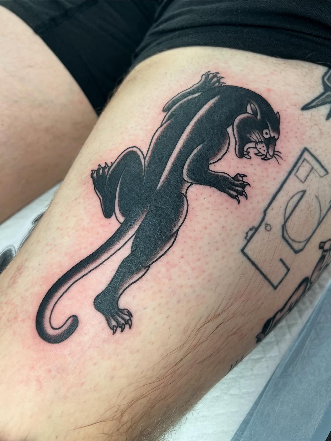 Tattoo by @alyssadragetattoo — american_traditional, blackwork