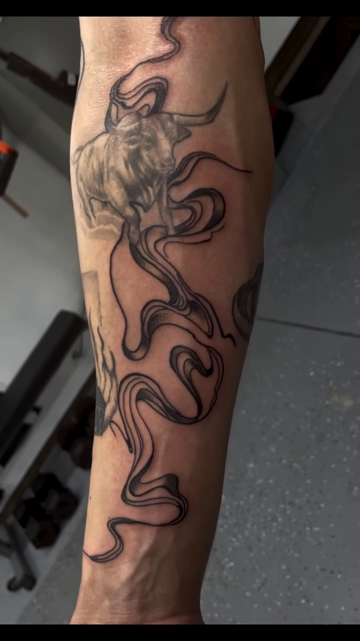 Tattoo by @mikey.ramz — black_and_grey, realism