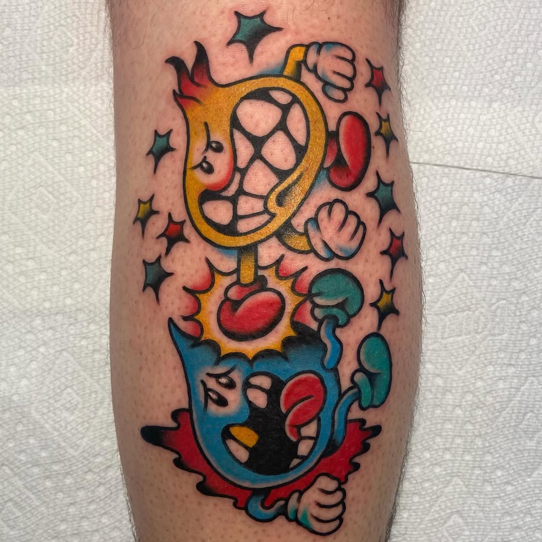 Tattoo by @thedeadwhatever — american_traditional, illustrative
