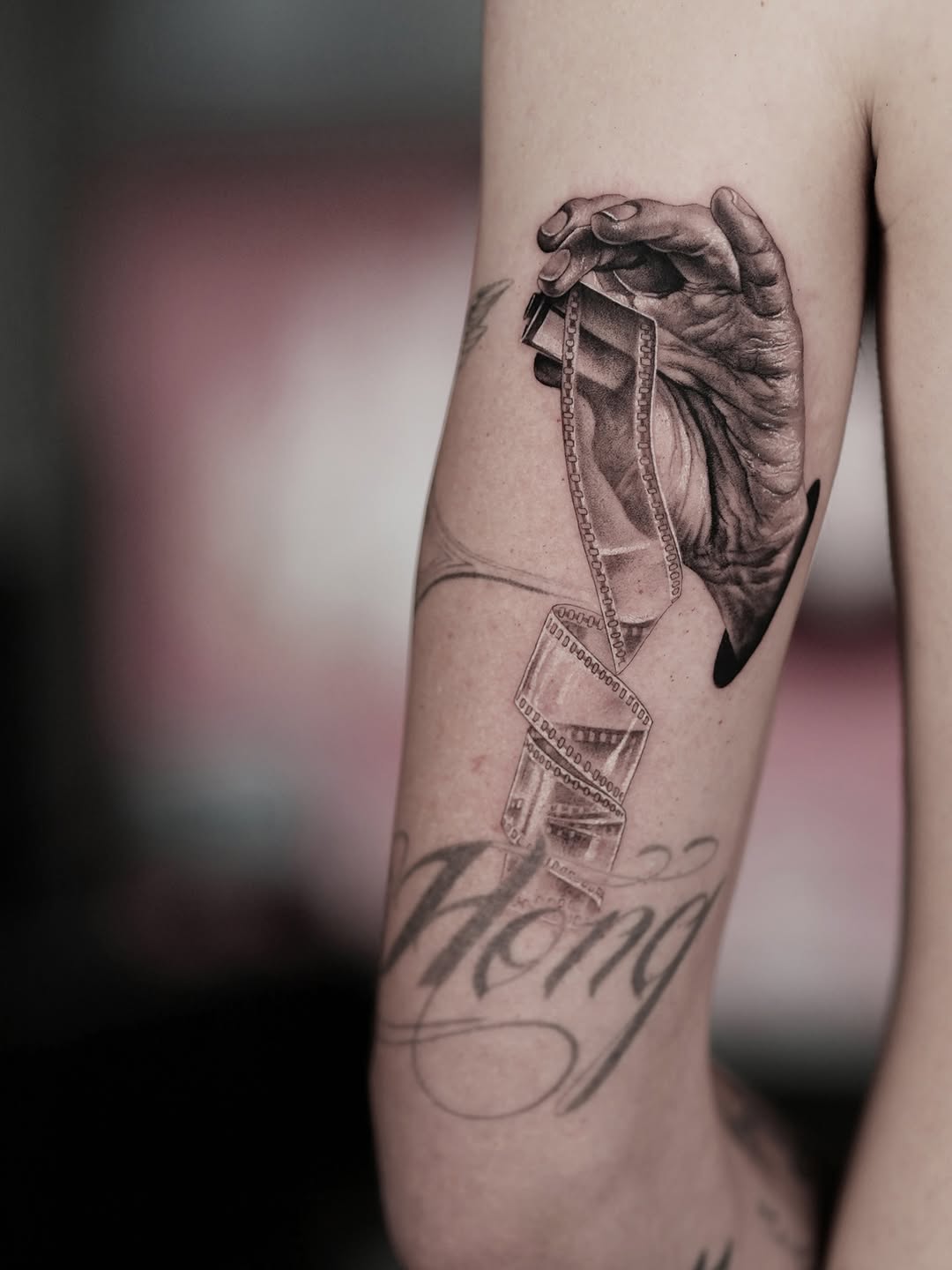 Tattoo by @zinktattoozac — realism, black_and_grey