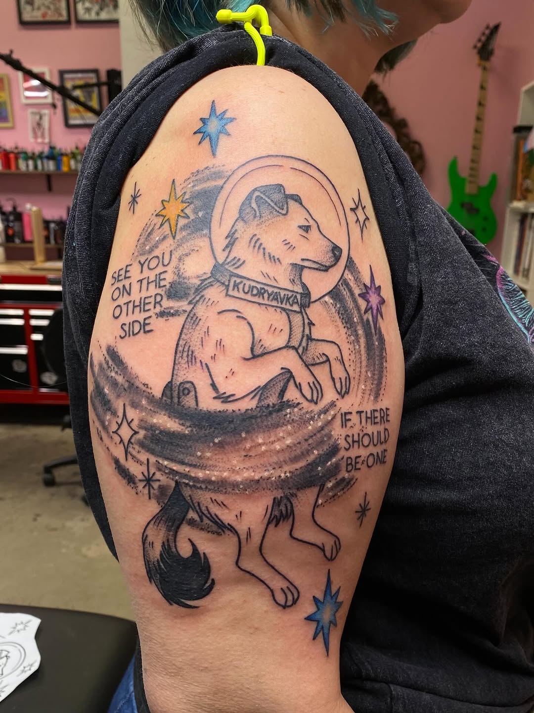 Tattoo by @kaitlin.tattoos — black_and_grey