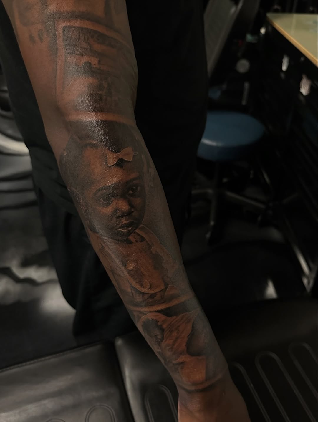 Tattoo by @lexx_tattoos β realism, black_and_grey