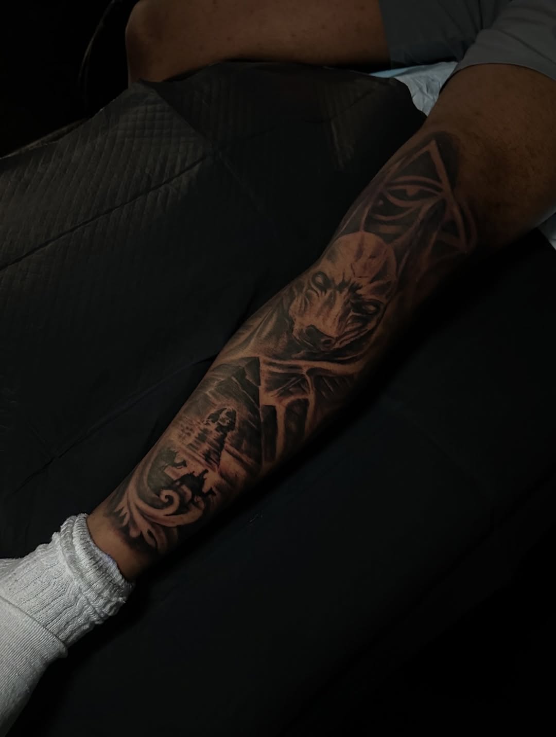 Tattoo by @lexx_tattoos β realism, black_and_grey