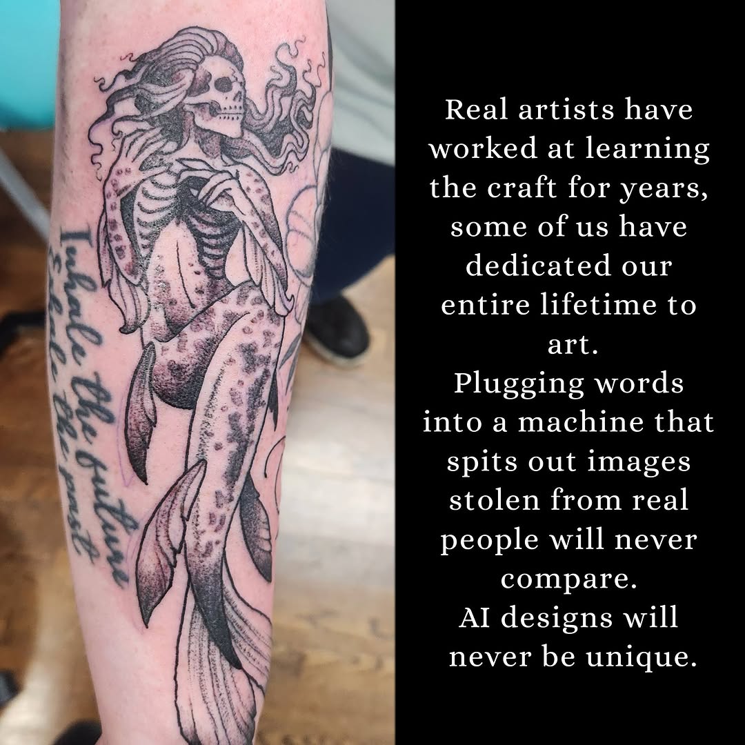 Tattoo by @captain.slug โ black_and_grey, dark_realism