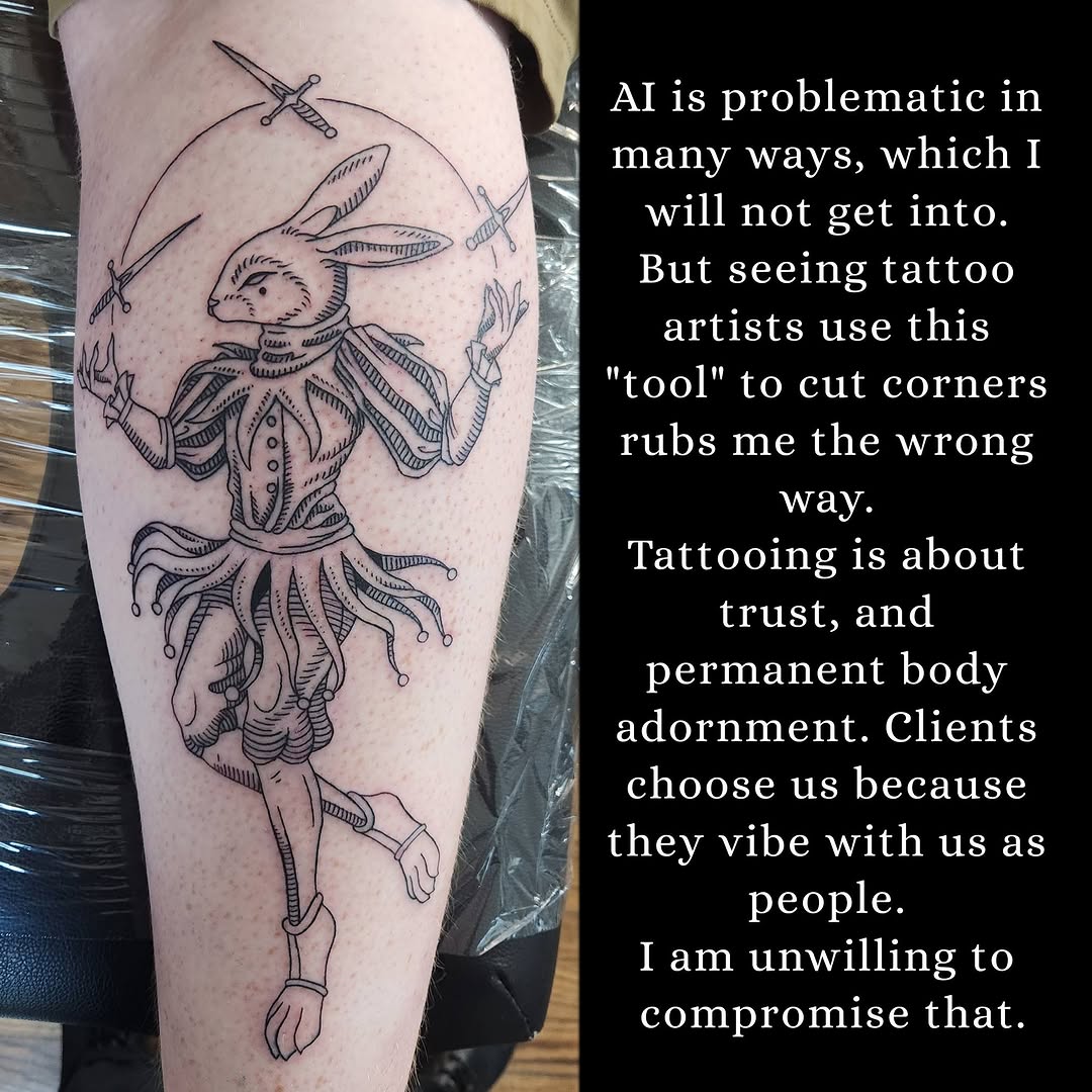 Tattoo by @captain.slug โ illustrative, blackwork
