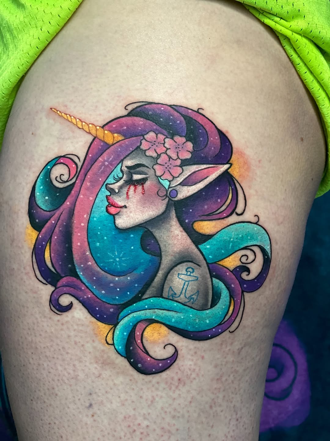 Tattoo by @commonwealthtattoo757 — new_school, anime