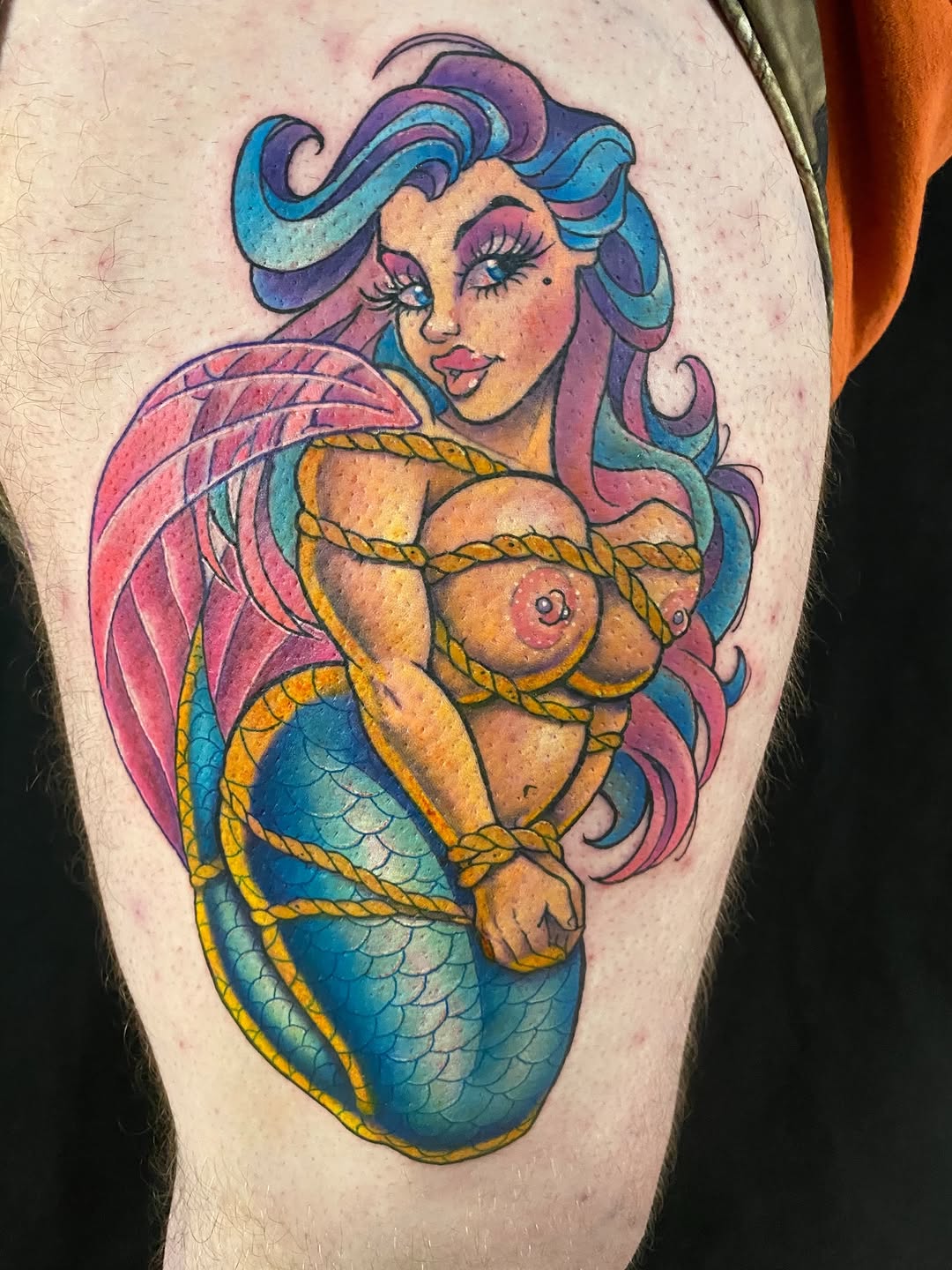 Tattoo by @commonwealthtattoo757 — new_school, neo_traditional