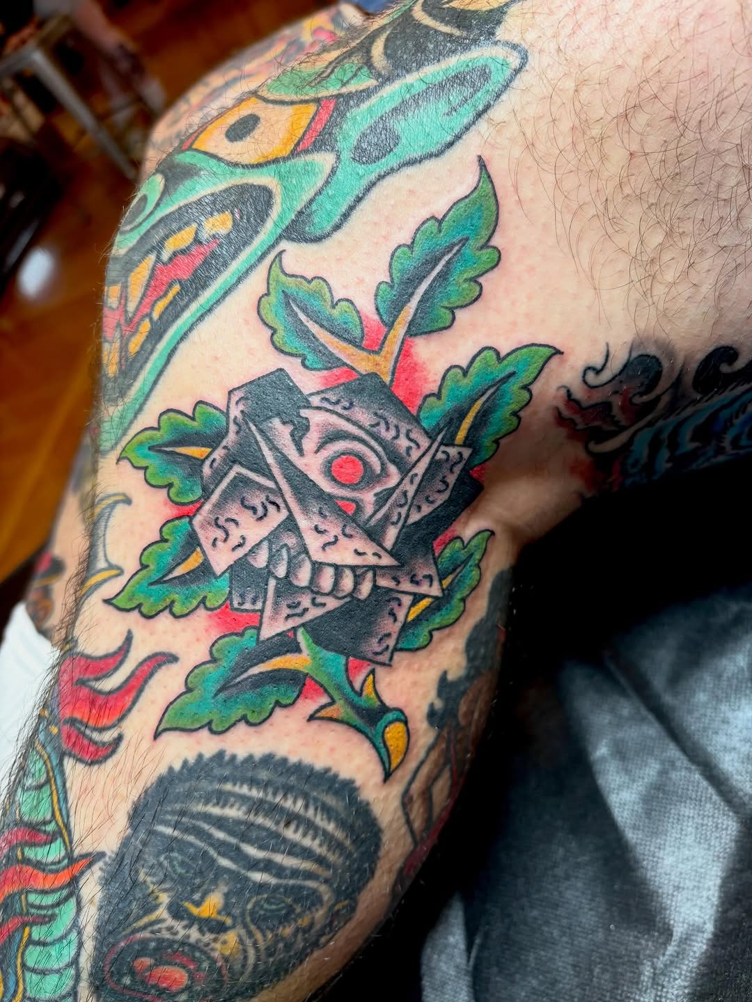Tattoo by @nickrodintattoo — american_traditional, neo_traditional