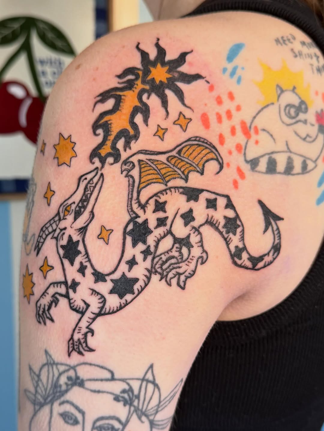 Tattoo by @chachki.papi — new_school