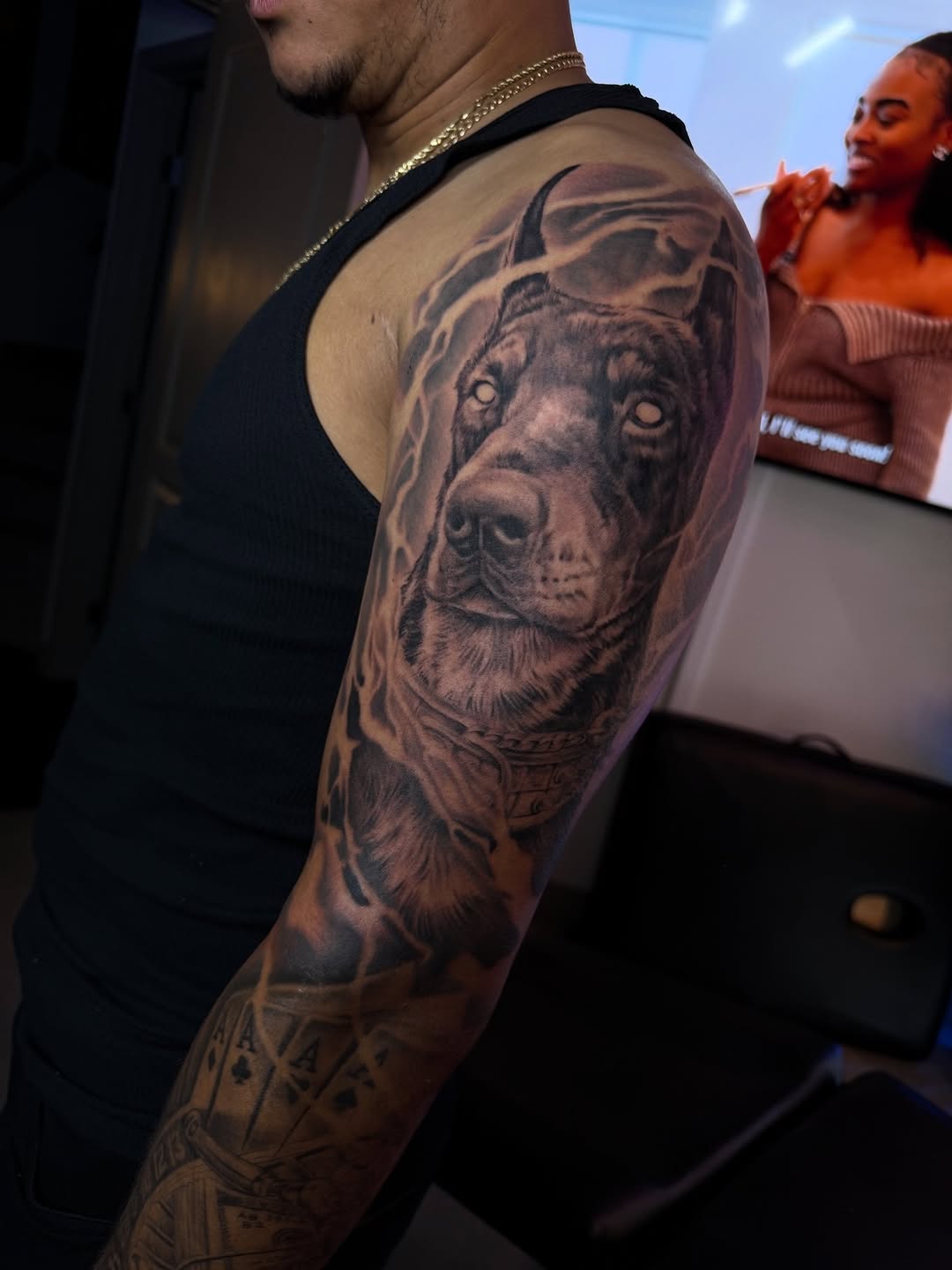 Tattoo by @jevonglascotattoos — realism, black_and_grey