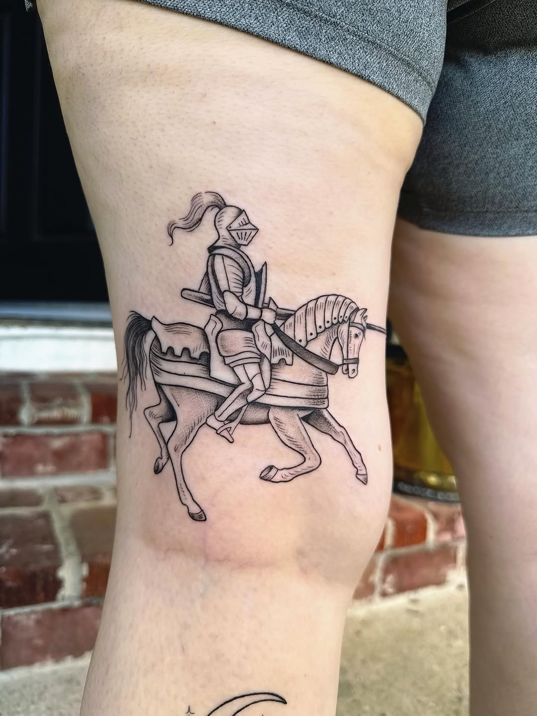 Tattoo by @ratchelrob — black_and_grey