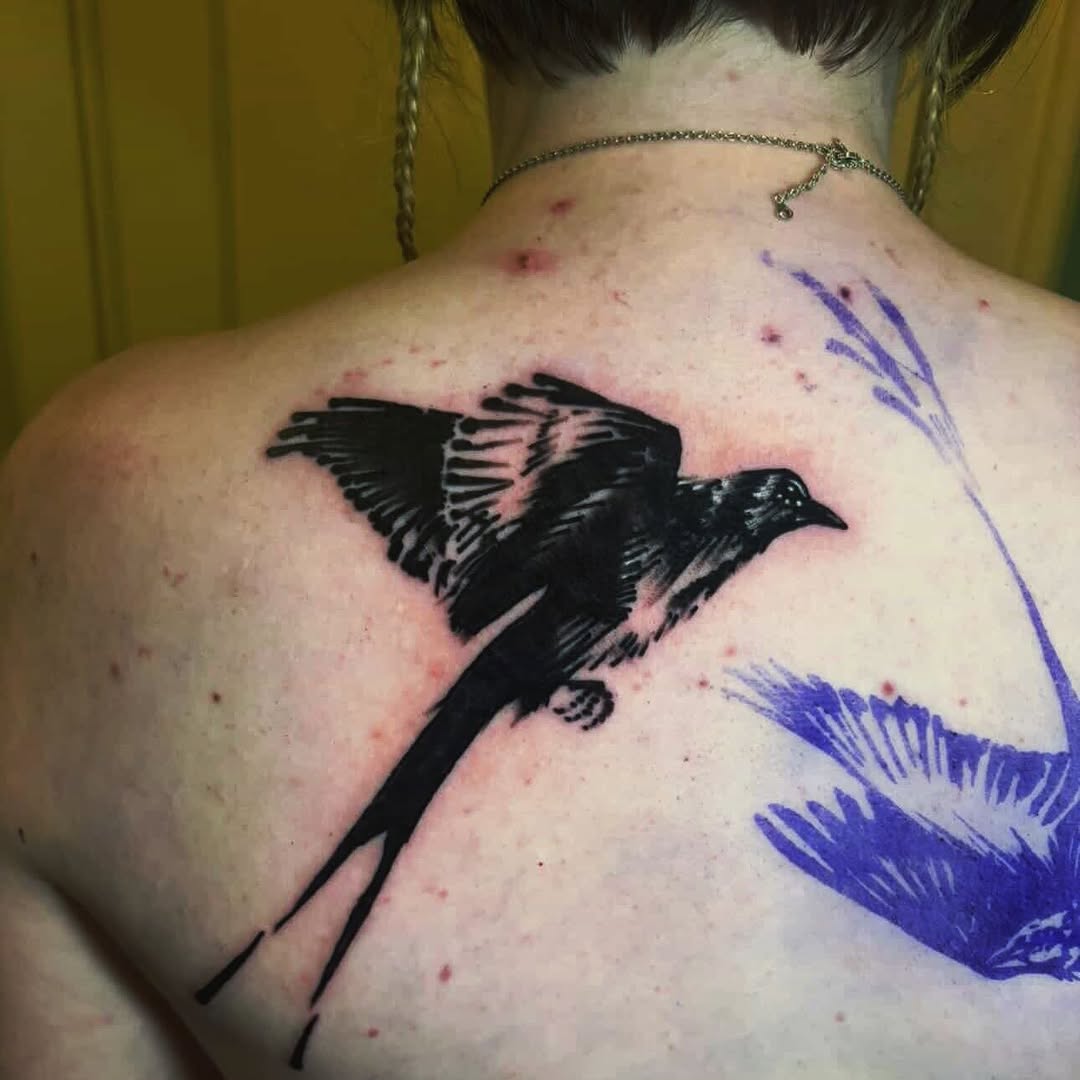 Tattoo by @easy_peezy_pokes โ blackwork, illustrative
