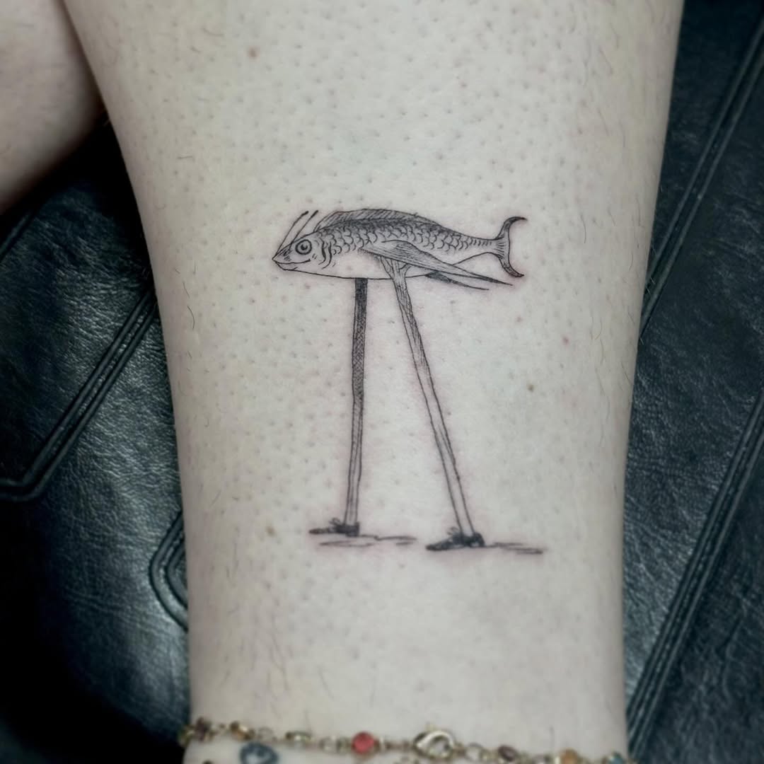 Tattoo by @sabrina_tattoos_ — fine_line, surrealism