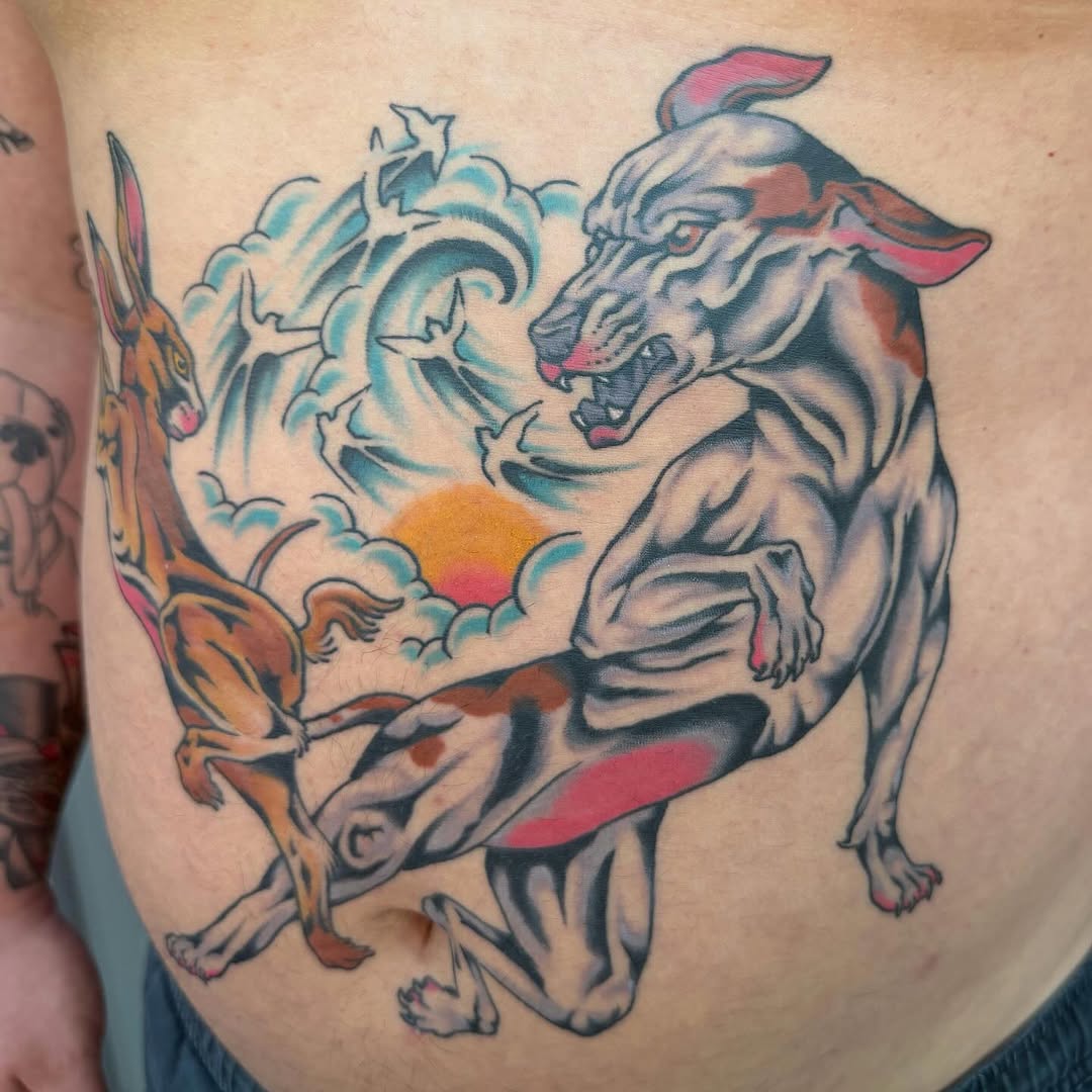 Tattoo by @mollygotlib — new_school, japanese_irezumi