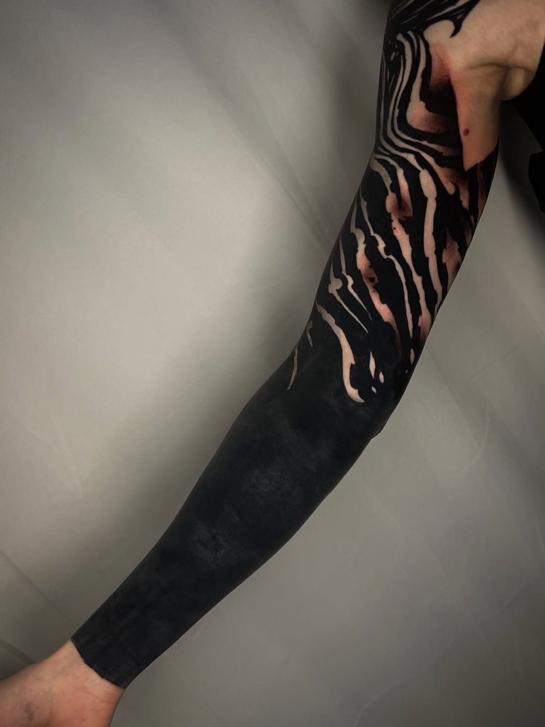 Tattoo by @scabberwocky — blackwork