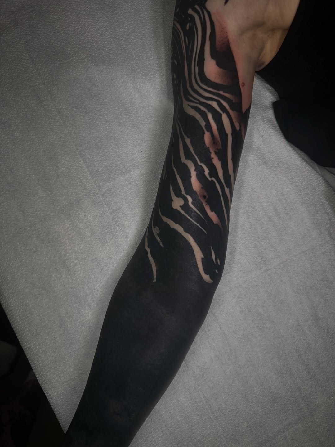 Tattoo by @scabberwocky — blackwork