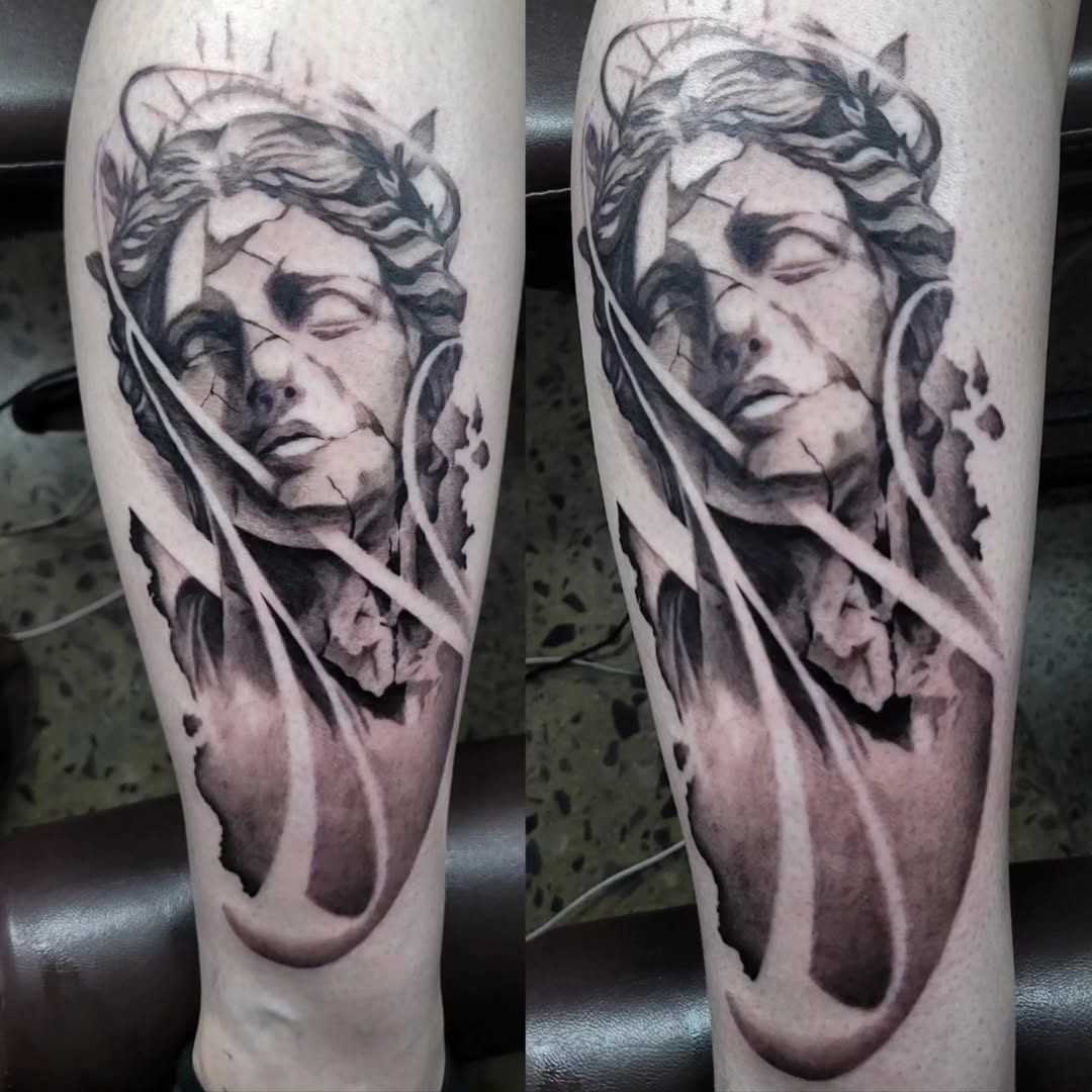 Tattoo by @jbancroft_tattoos — realism, black_and_grey