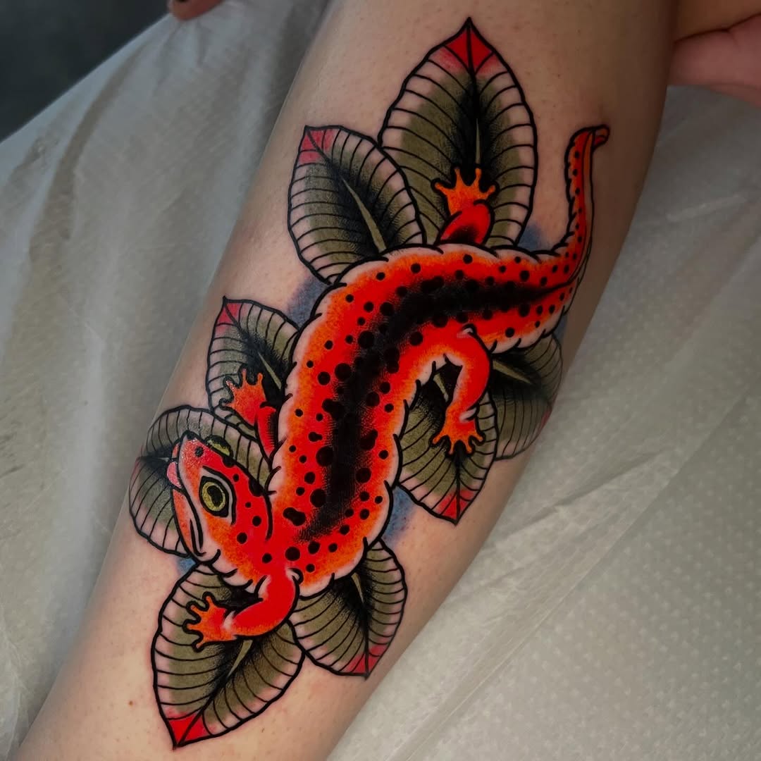 Tattoo by @robbdoodle — american_traditional, illustrative