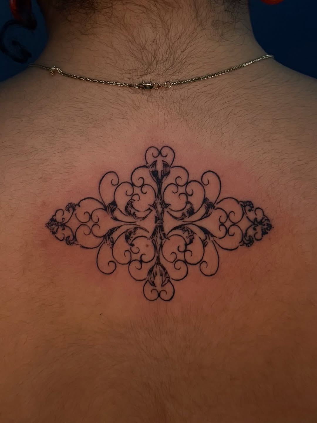 Tattoo by @meliasdolls — ornamental, black_and_grey