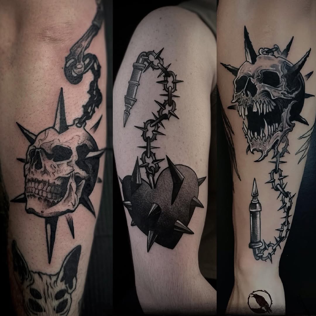 Tattoo by @rigershstrange β blackwork, dark_realism