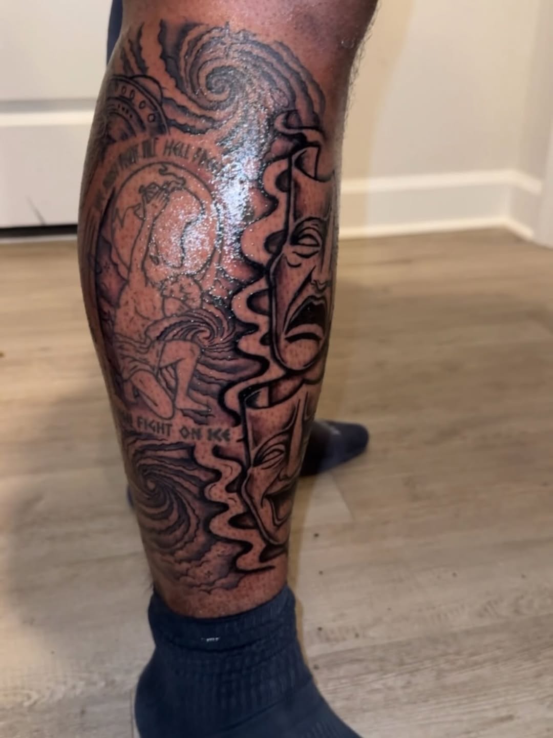 Tattoo by @jstaleytats_ — black_and_grey