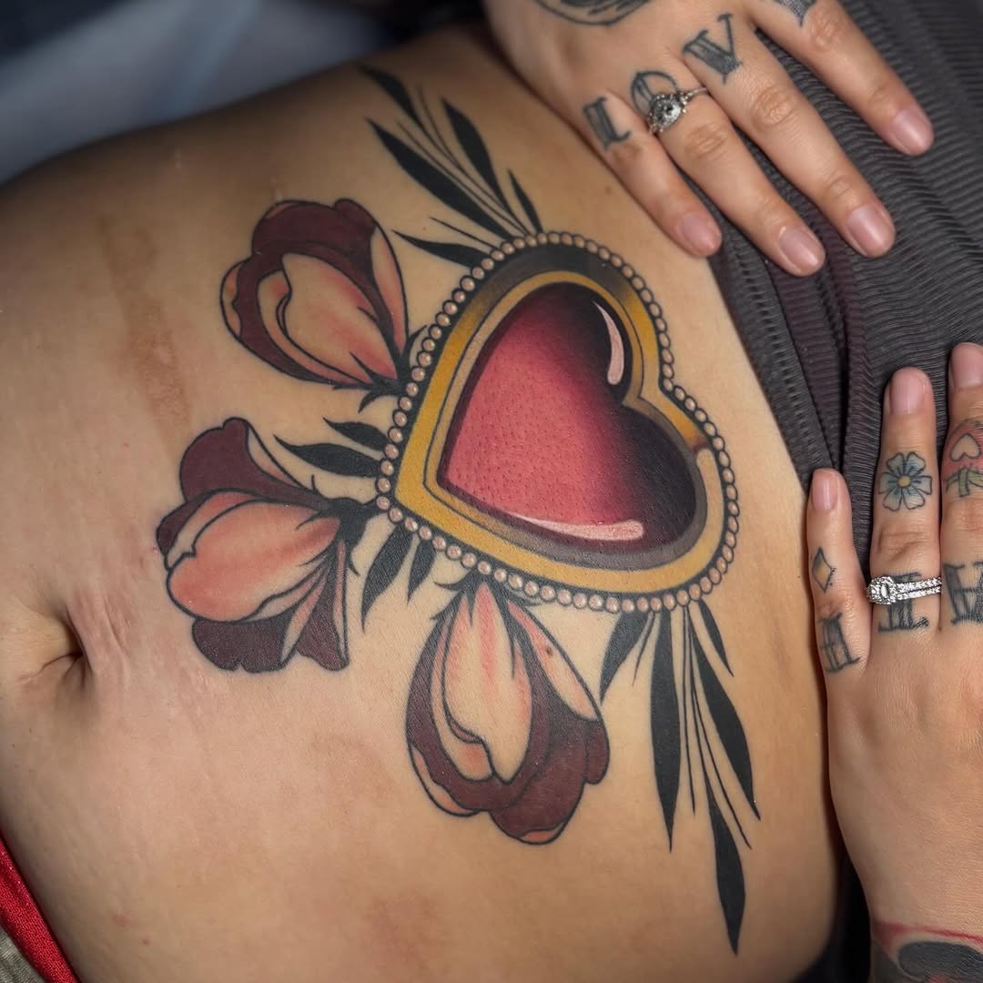 Tattoo by @dandelion.roses โ neo_traditional, realism