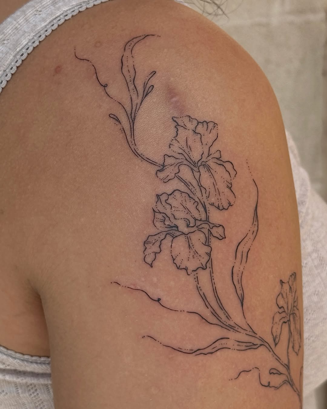 Tattoo by @inky_apricot — fine_line