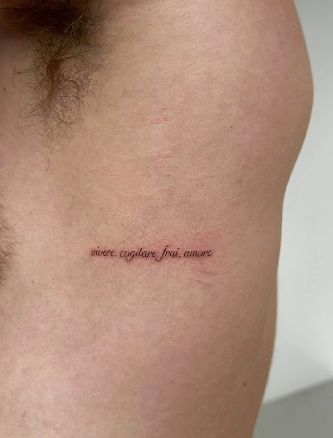 Tattoo by @taravychi — fine_line, lettering_script