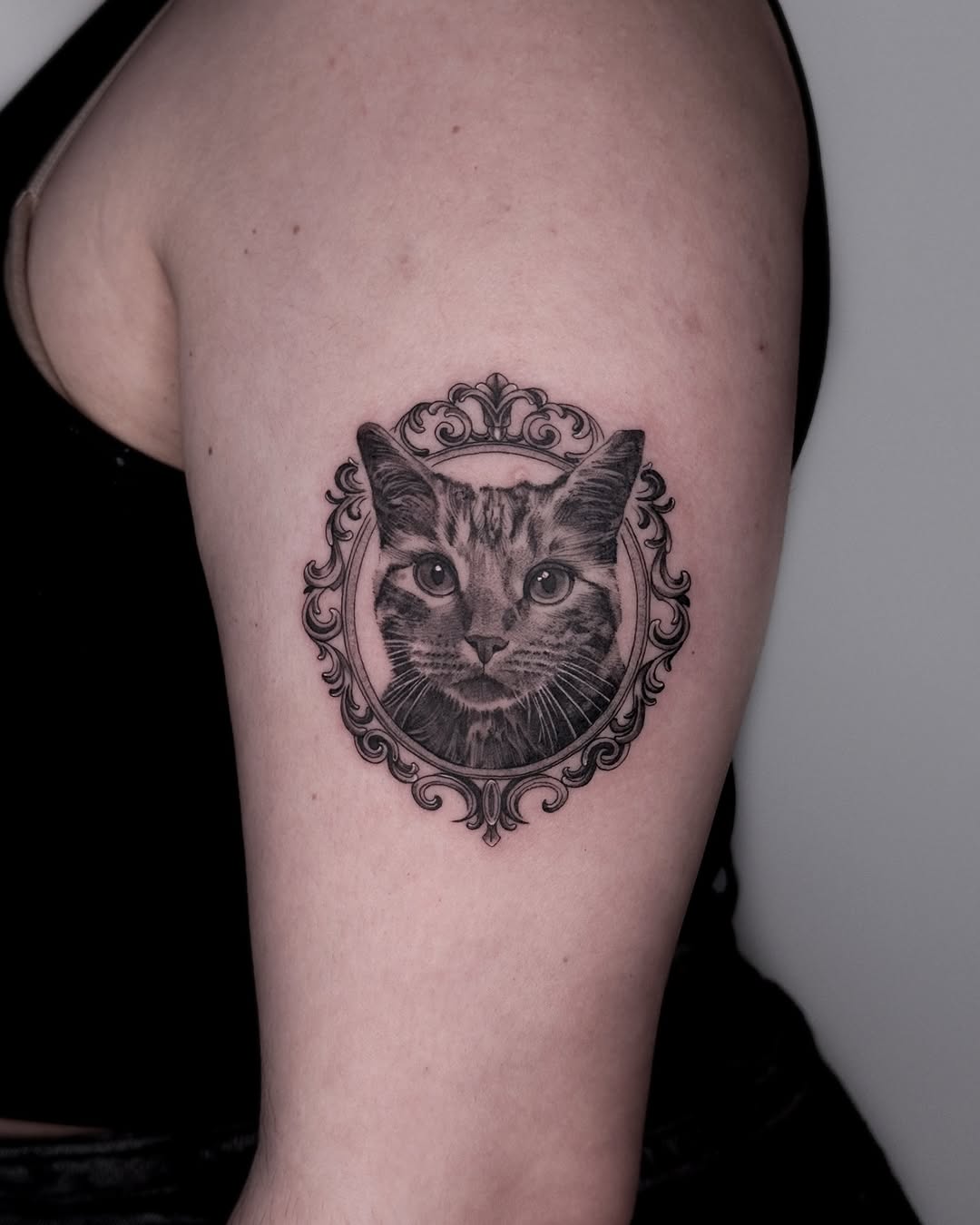 Tattoo by @luinytattoo โ realism, black_and_grey
