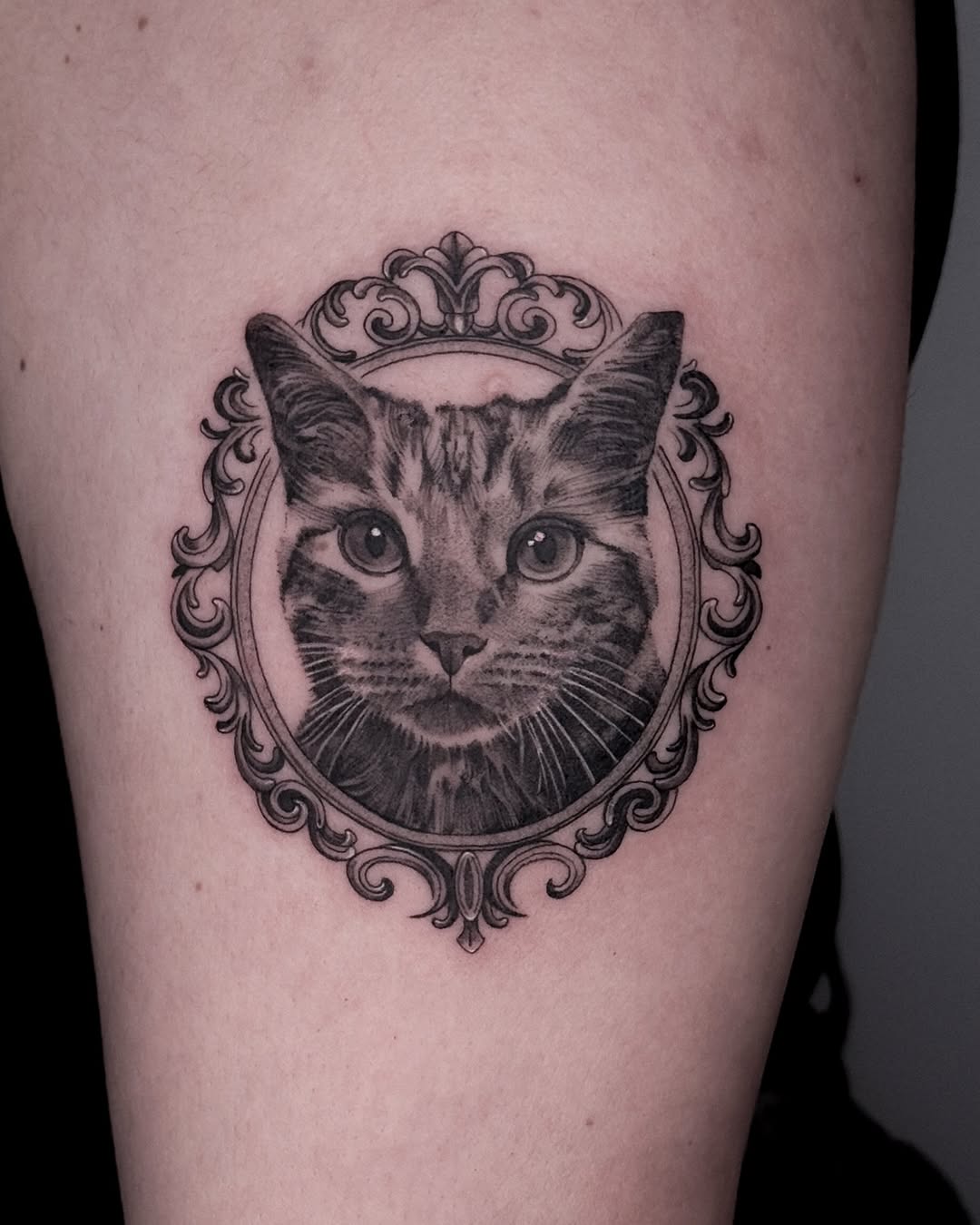Tattoo by @luinytattoo โ realism, black_and_grey