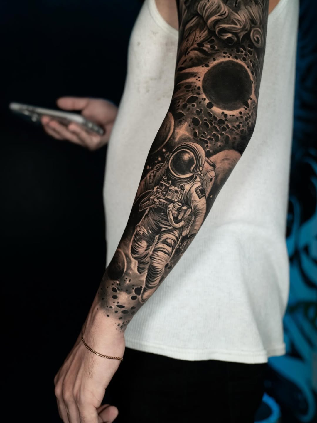 Tattoo by @saekone1 β realism, black_and_grey