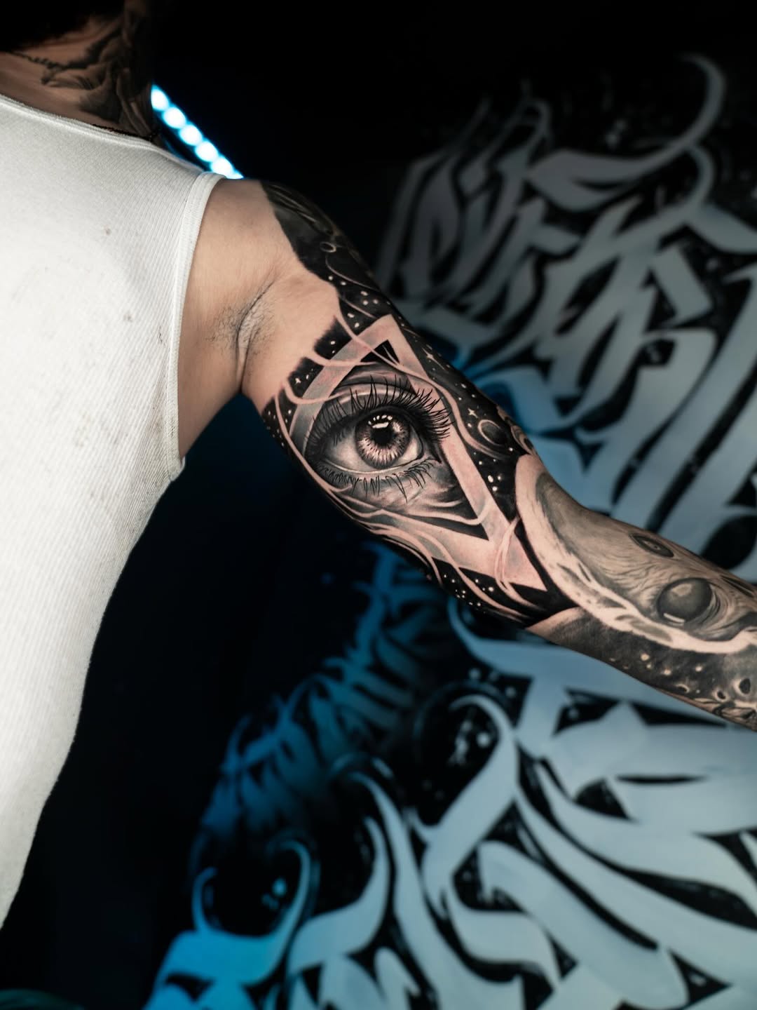 Tattoo by @saekone1 β realism, black_and_grey