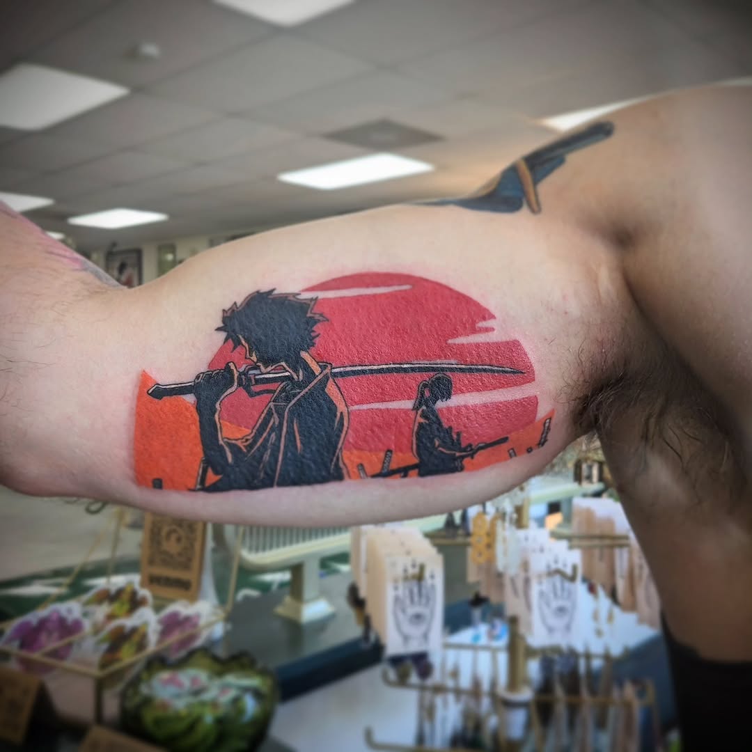 Tattoo by @tatsbymads — anime, illustrative