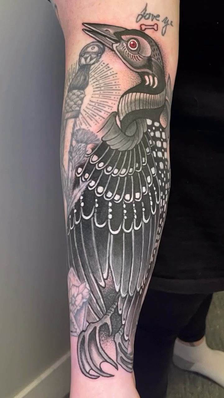 Tattoo by @karenm_tattoos — black_and_grey, realism