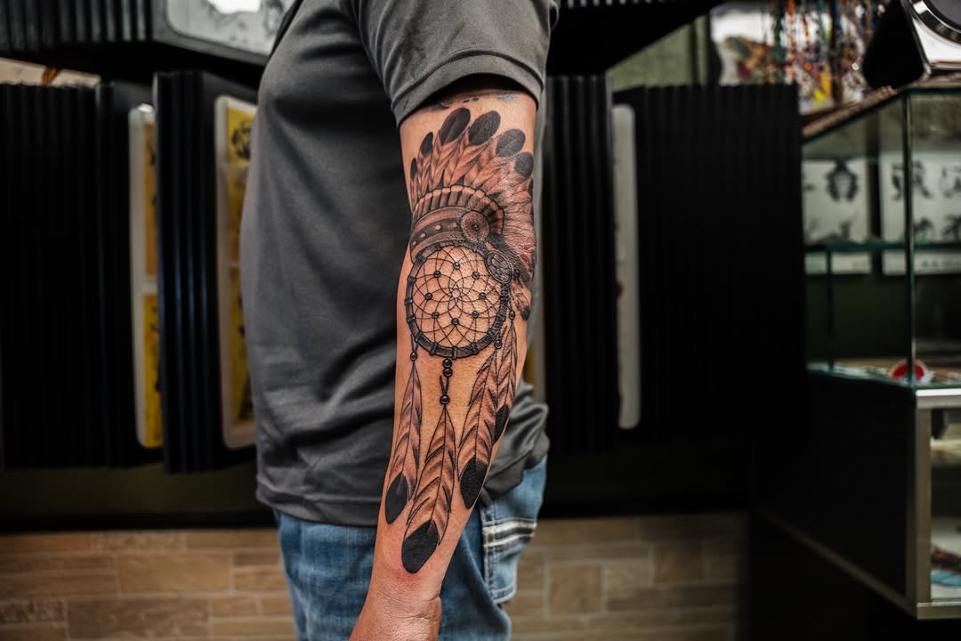 Tattoo by @dorroughtattooer — black_and_grey, realism
