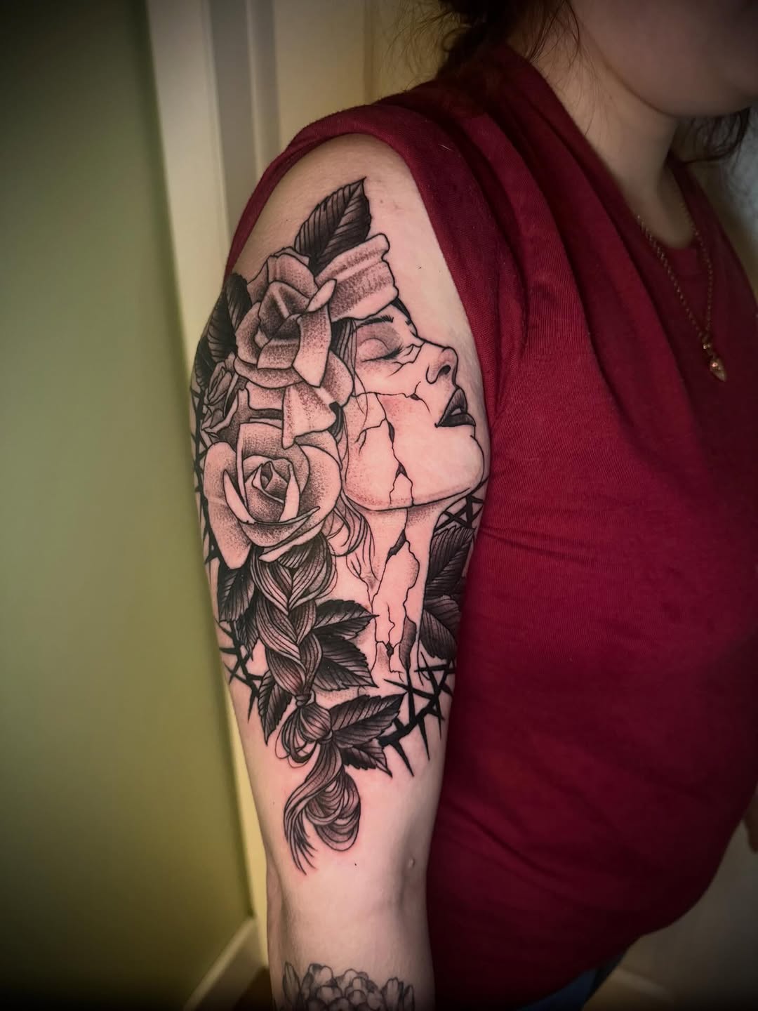 Tattoo by @paul_calhoun_jr — black_and_grey