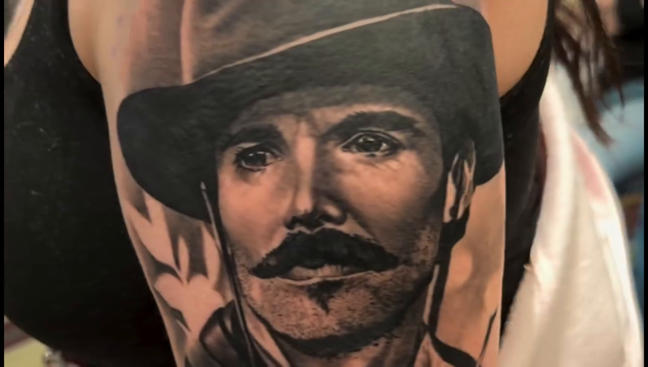 Tattoo by @nefdraws — realism, black_and_grey