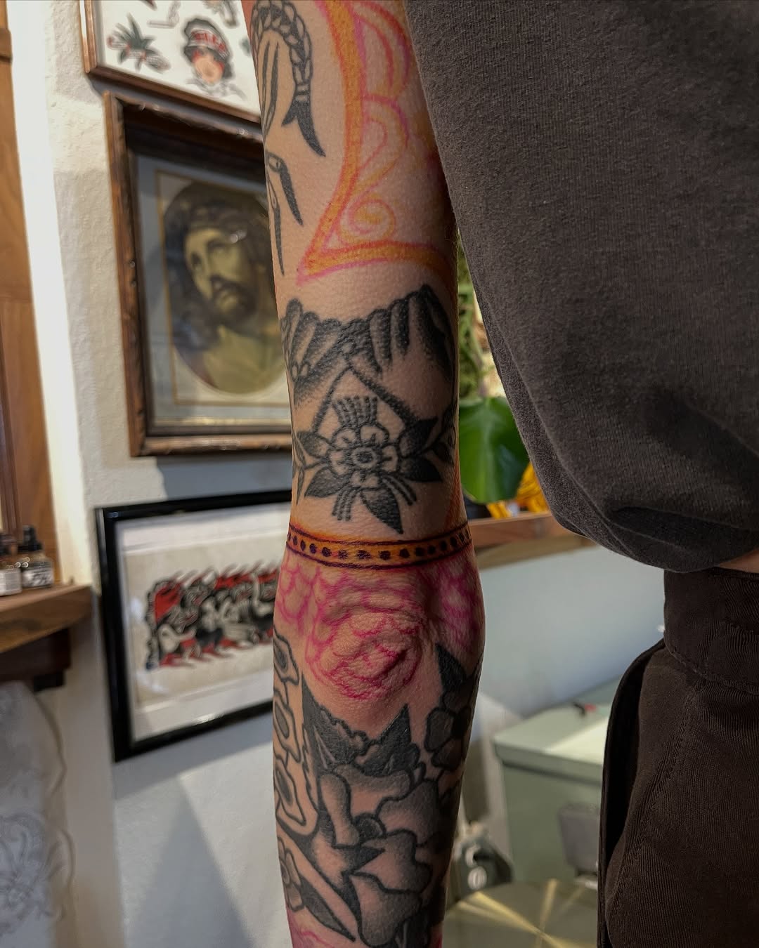 Tattoo by @chasetuckertattoo — american_traditional, black_and_grey