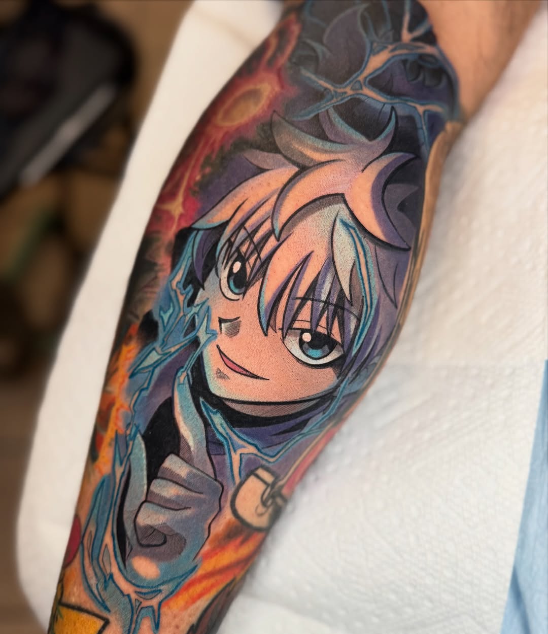 Tattoo by @karaxklenk — anime