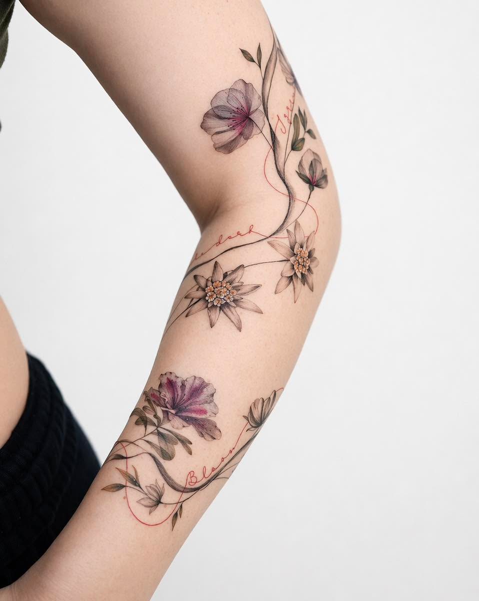 Tattoo by @helenini.tattoo — fine_line, realism