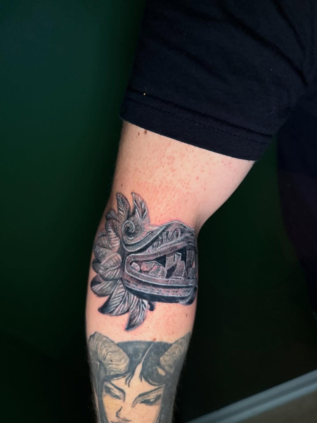 Tattoo by @_dotmx_ — black_and_grey, realism